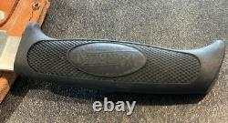 Vintage Marbles USA Fieldcraft Knife Safe Grip 52100 Gladstone MI Mint with Sheath
