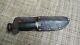 Vintage Marbles Woodcraft Fixed Blade Knife with Original Moose Sheath