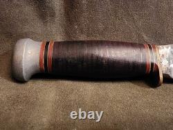 Vintage Marbles Woodcraft Hunter-skinner Knife With Sheath