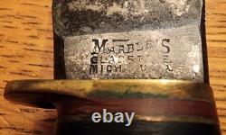 Vintage Marbles Woodcraft Hunter-skinner Knife With Sheath