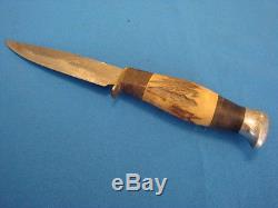 Vintage Matador Solingen Germany Stag Hunting KNIFE & HATCHET AXE SET WithSheath