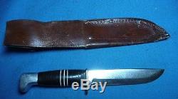 Vintage Morseth Brusletto Geilo Made in Norway Blade Hunting Knife Excellent