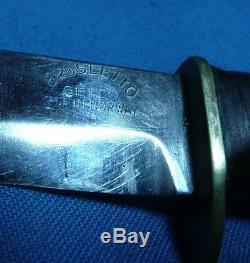 Vintage Morseth Brusletto Geilo Made in Norway Blade Hunting Knife Excellent