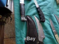 Vintage/New Mixed Lot of Hunting Knives and Pocket Knives. Military & More