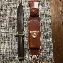 Vintage Nice Carl Schlieper Eye Brand Germany Survival Bowie Sheath Knife 12 NM