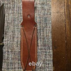 Vintage Nice Carl Schlieper Eye Brand Germany Survival Bowie Sheath Knife 12 NM