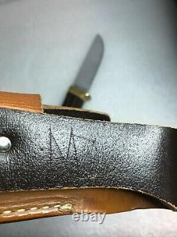 Vintage ORIGINAL GERBER C-425 Knife LEATHER Sheath marked