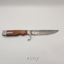 Vintage Olsen OK #706 Fixed Blade Hunting Knife with Sheath Howard City, MI USA
