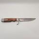 Vintage Olsen OK #706 Fixed Blade Hunting Knife with Sheath Howard City, MI USA