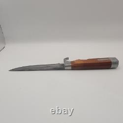 Vintage Olsen OK #706 Fixed Blade Hunting Knife with Sheath Howard City, MI USA