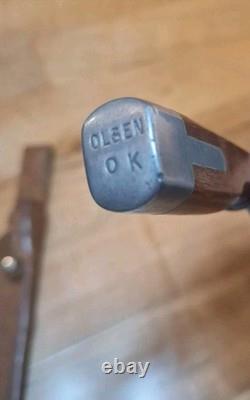 Vintage Olsen Ok Us # 710 Bowie Survival Knife In Original Sheath Good Condition