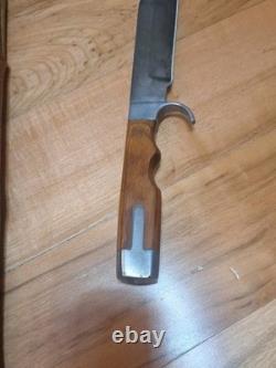 Vintage Olsen Ok Us # 710 Bowie Survival Knife In Original Sheath Good Condition