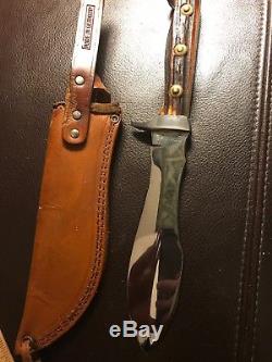 Vintage Olsen Stag Hunting Knife Solingen Germany Made By Puma (White Hunter)