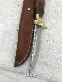 Vintage Olsen knife Company 4800 Small Fixed Blade Made In Solingen Germany