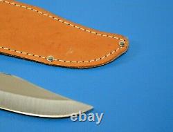 Vintage Original Bowie Knife with Sheath Stainless Steel Japan