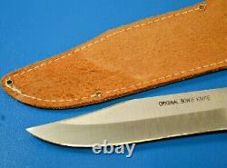 Vintage Original Bowie Knife with Sheath Stainless Steel Japan