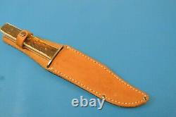 Vintage Original Bowie Knife with Sheath Stainless Steel Japan