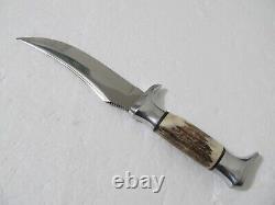 Vintage Original Buffalo Skinner 53 Solingen Germany Knife & Sheath