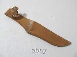 Vintage Original Buffalo Skinner 53 Solingen Germany Knife & Sheath