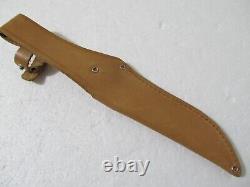 Vintage Original Buffalo Skinner 53 Solingen Germany Knife & Sheath