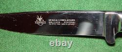 Vintage Original Linder-Messer Solingen Inox Blade, Stag Handle 9 1/2 Knife