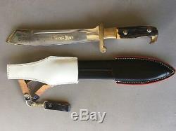 Vintage Original Texas Hunter German Knife Rad Hewer Bowie EDGE BRAND Type 2