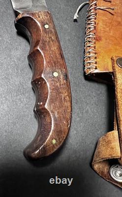 Vintage Original Trapper Knife Handmade Solingen Germany With Sheath 13945 RARE