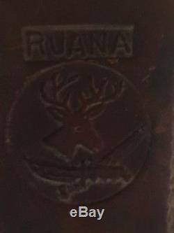Vintage PERSONAL R. H. RUANA BONNER MONTANA ORIGINAL Hunting Knife WithSheath RARE