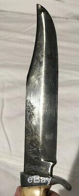 Vintage PUMA Germany Stag Handled Fixed Blade Hunting Knife Vintage 76582