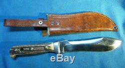 Vintage PUMA WHITE HUNTER Genuine Pumaster Steel Germany Pre 64 Hunting Knife