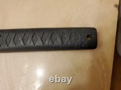 Vintage Parker CUT. CO Tanto 6 Fixed Blade Knife Japan w Leather Sheath