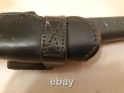 Vintage Parker CUT. CO Tanto 6 Fixed Blade Knife Japan w Leather Sheath