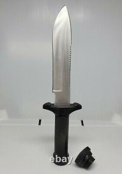 Vintage Parker USA Japan Sawback Hollow Handle Survival Bowie Knife Knives Tool
