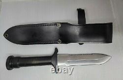 Vintage Parker USA Japan Sawback Hollow Handle Survival Bowie Knife Knives Tool