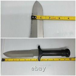 Vintage Parker USA Japan Sawback Hollow Handle Survival Bowie Knife Knives Tool