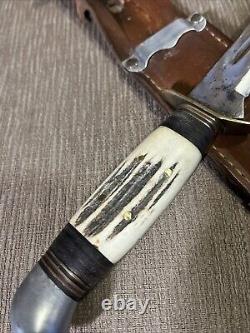 Vintage, Pontus Holmberg, Stag, Orig. Sheath, Longer Blade