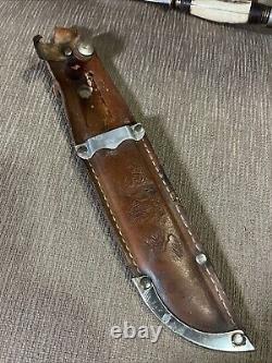 Vintage, Pontus Holmberg, Stag, Orig. Sheath, Longer Blade