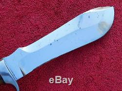 Vintage Pre-1964 Puma White Hunter 6377 STAG Fixed Blade Hunting Knife