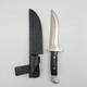 Vintage Pre-1986 Buck USA 124 Frontiersman Fixed Blade Hunting Knife with Sheath