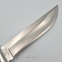 Vintage Pre-1986 Buck USA 124 Frontiersman Fixed Blade Hunting Knife with Sheath
