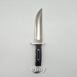 Vintage Pre-1986 Buck USA 124 Frontiersman Fixed Blade Hunting Knife with Sheath