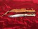 Vintage Puma Bowie 6396 Fixed Blade Knife with Sheath Germany Pumaster Steel