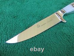 Vintage Puma Fixed Blade Knife Stag Handle Germany Stainless Steel 8 1/4 NICE