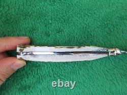 Vintage Puma Fixed Blade Knife Stag Handle Germany Stainless Steel 8 1/4 NICE