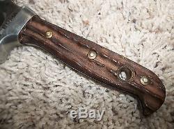 Vintage Puma German Hunting Fish Camp Fighting Survival Knife with Leather Sheath