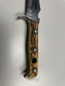 Vintage Puma Skinner 6393 Stag Handle Hunting Knife 1960S Good Used Condition