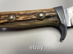 Vintage Puma Skinner 6393 Stag Handle Hunting Knife 1960S Good Used Condition