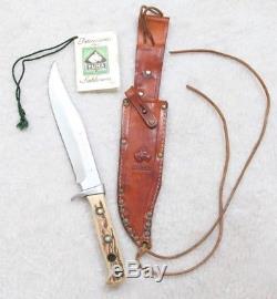 Vintage Puma-Werk Hunting Knife Bowie 6396 Sheath Gift Box Germany Solingen 1966