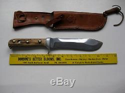 Vintage Puma White Hunter Hunting Knife with Sheath 1950s or 60s pre 1964