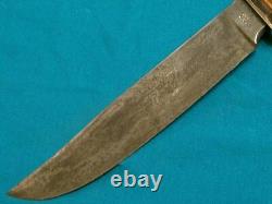 Vintage Pyrco Solingen Germany Stag Big Hunting Skinning Bowie Knife Survival Vg